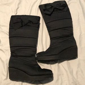 Kate Spade bow boots